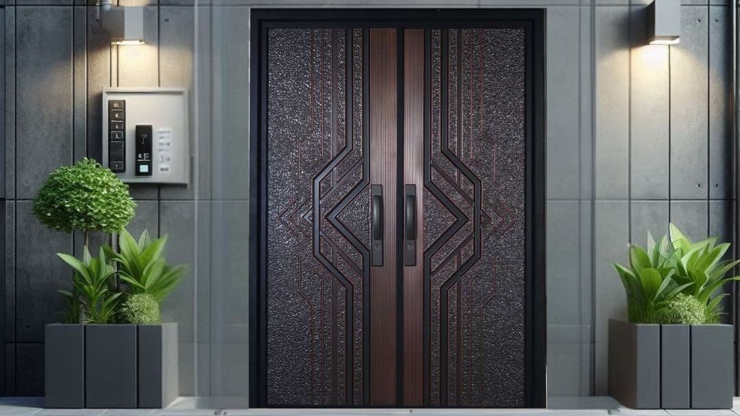 Pintu Kamar Mandi Aluminium PREMIUM Tempered Glass - GG ALUMI 70 ALX - Hitam - Kiri